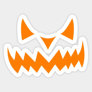 Jack O’ Lantern Faces Sticker